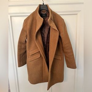 EUC J. CREW CAMEL COCOON COAT